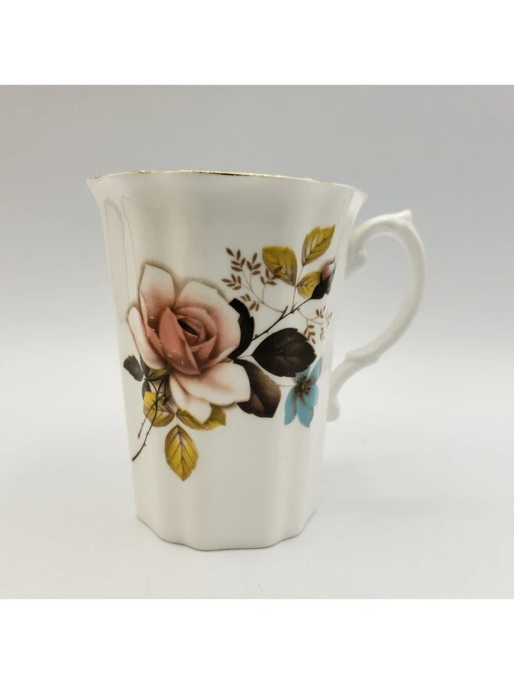 Vintage Royal Grafton Fine Bone China Mug Cup Pink Tea Rose